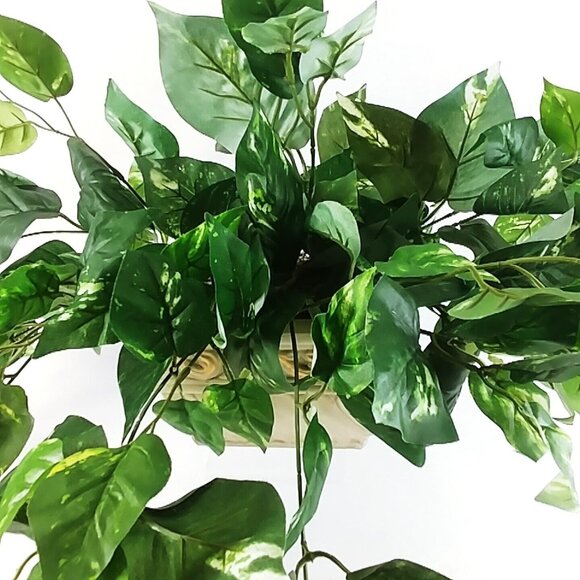 Floral Table Decor Faux Ivy Arrangement Handcrafted Collins Creek Collections - Picture 7 of 7